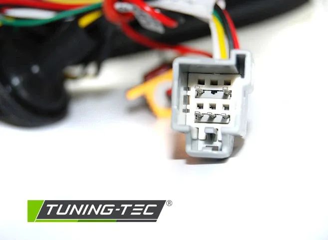 Tuning-Tec LED Lightbar Rückleuchten für Ford Fiesta MK7 12-16 chrom mit LED Blinker