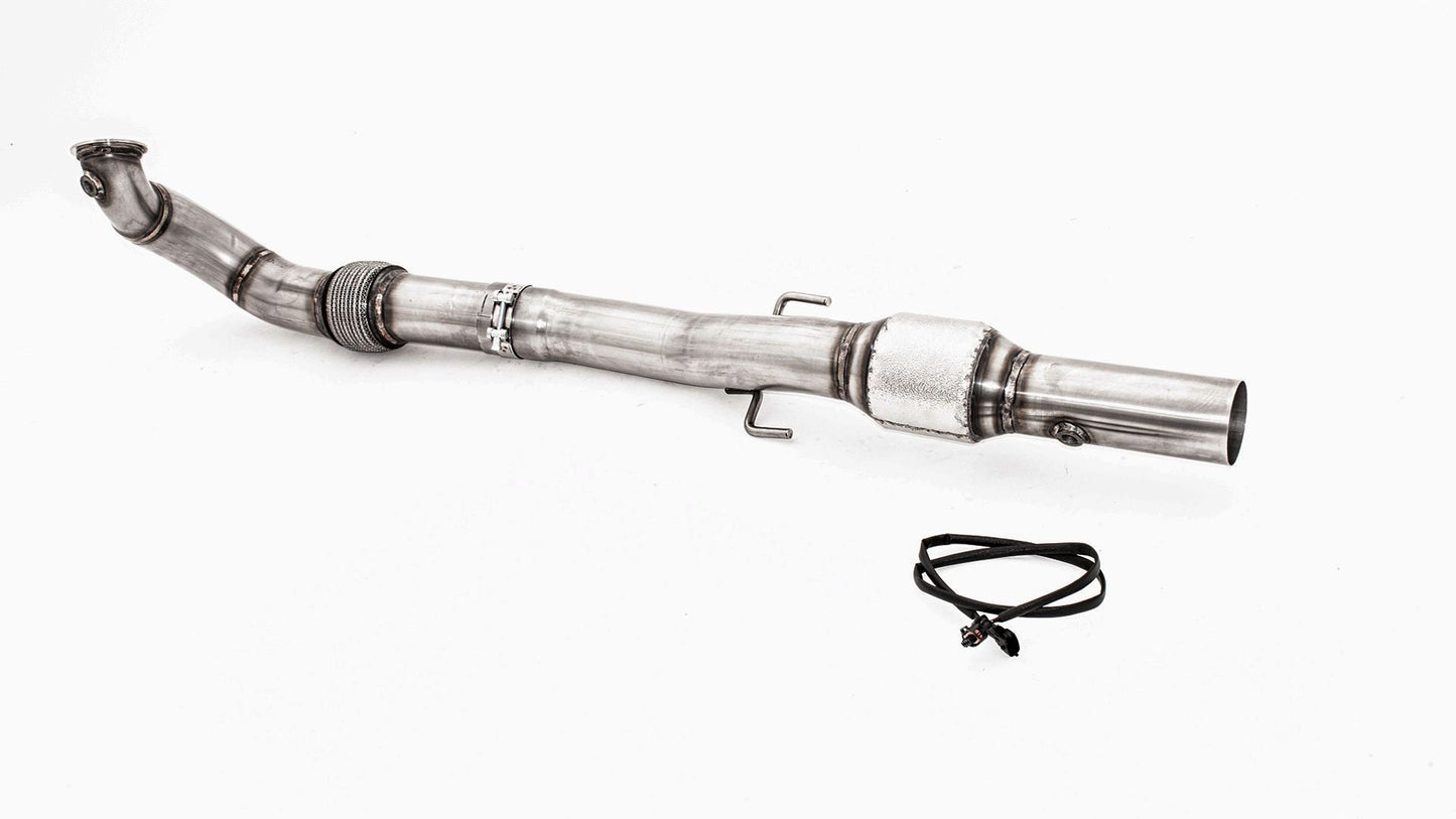 Friedrich Motorsport 90mm Downpipe mit 200 Zellen Sport-Kat. Edelstahl