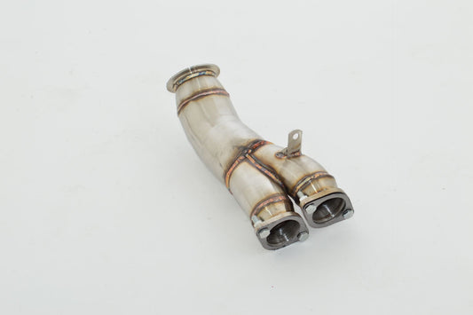 FMS 90mm Downpipe mit 200 Zellen Sport-Kat. Edelstahl