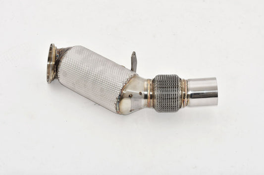 Friedrich Motorsport 90>>>76mm Downpipe mit 200 Zellen Sport-Kat. Edelstahl