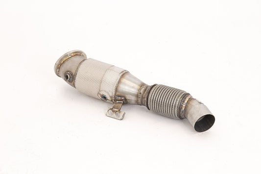 Friedrich Motorsport 90mm Downpipe mit 200 Zellen Sport-Kat. Edelstahl