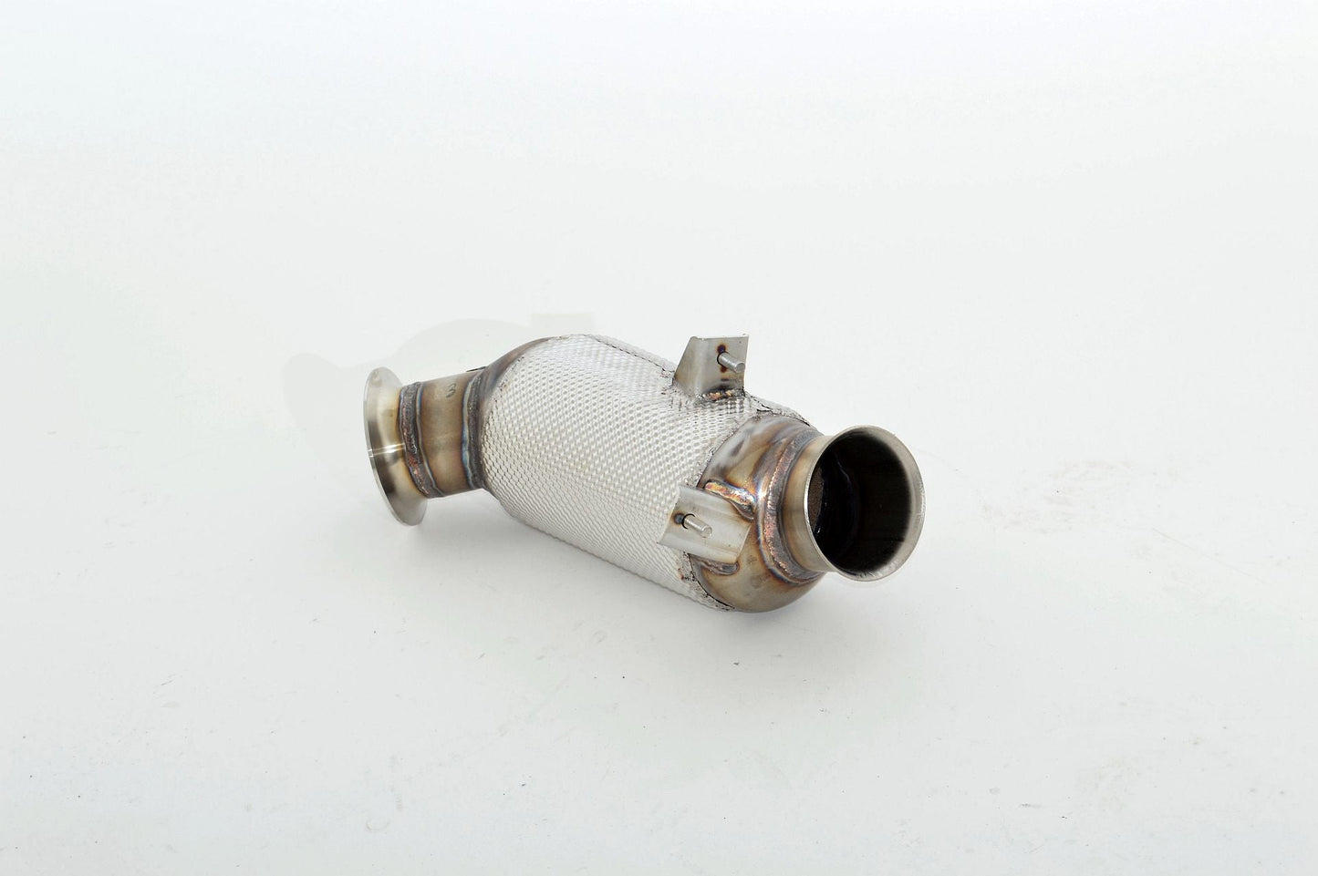 Friedrich Motorsport 90mm Downpipe mit 200 Zellen Sport-Kat. Edelstahl