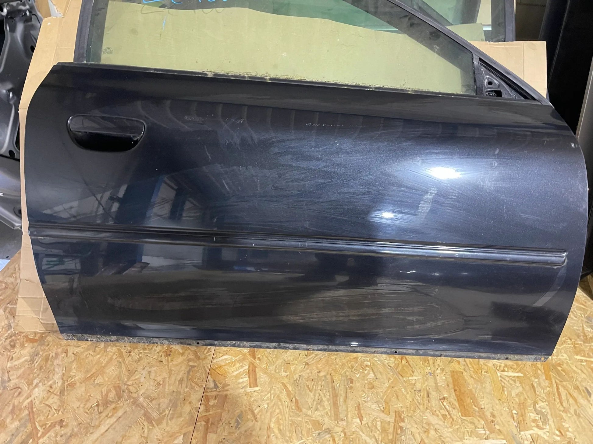 Original Audi A3 S3 8L Türe Vorne Rechts LZ9W Ebony schwarz Tür