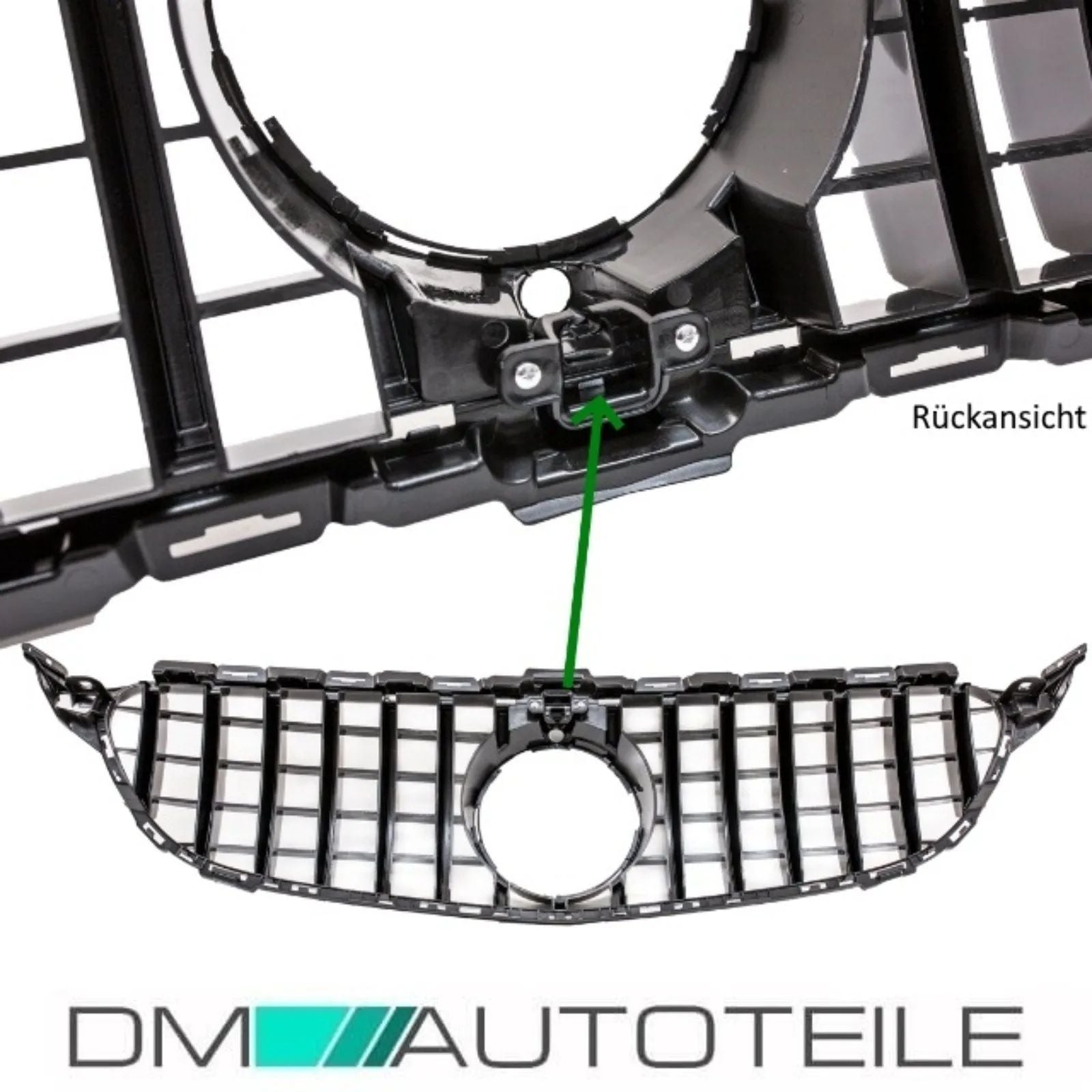 Sport-Panamerica GT Kühlergrill Mercedes C-Klasse W205 14-18 360°