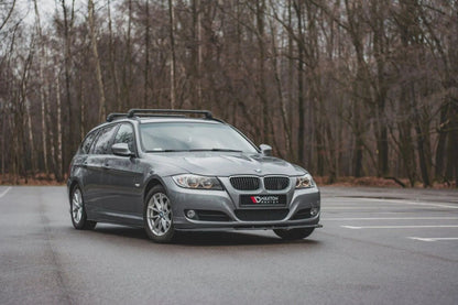 Maxton Front Ansatz V.2 für BMW 3er E90/E91 Facelift 08-12 schwarz matt