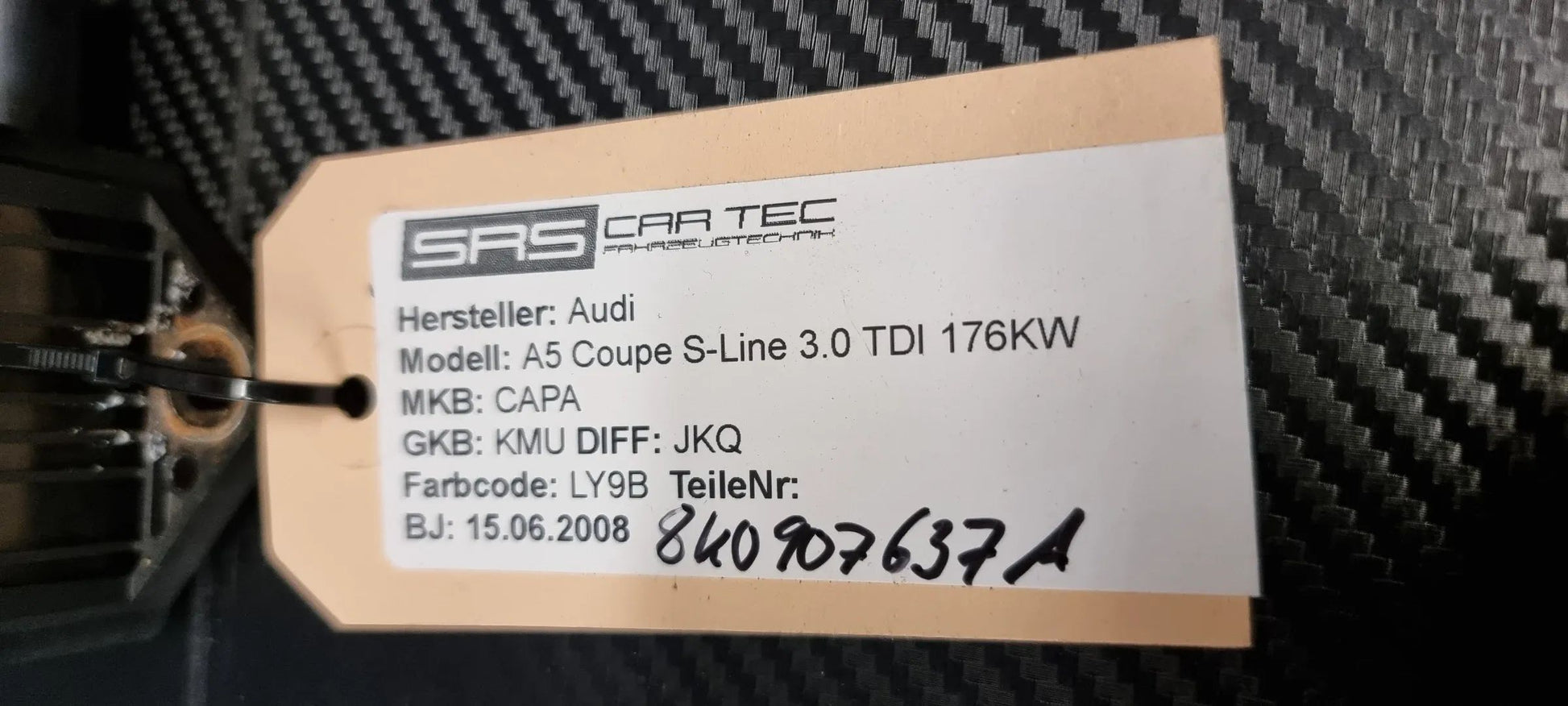 Audi A4 B8 8K A5 8T Q5 8R Drehratensensor Beschleunigungssensor 8K0907637A 8K0907637C 0265005667