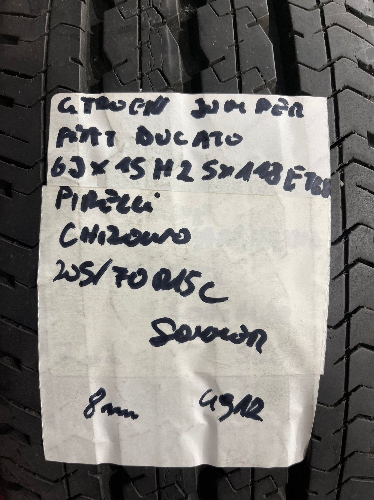 Citroen Jumper Ducato Boxer 205/70R15C Sommerräder