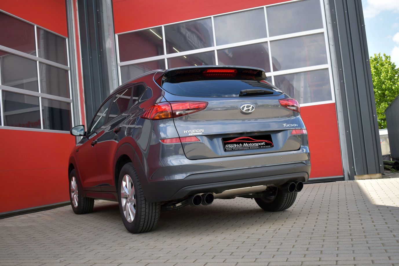 FMS 70mm Duplex Sportendschalldämpfer Hyundai Tucson (TLE)