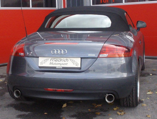FMS 70mm Duplex Sportendschalldämpfer Audi TT 8J Quattro