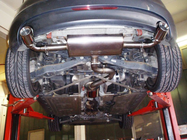 FMS 70mm Duplexanlage Audi TT 8J Quattro