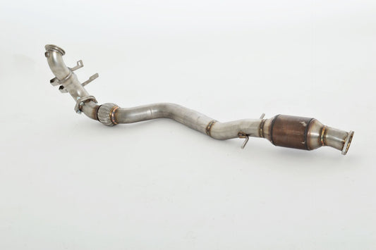 FMS 70mm Downpipe mit 200 Zellen HJS Sport-Kat. Edelstahl