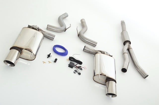 FMS 70mm Duplex-Anlage mit Klappensteuerung Ford Mustang Coupe