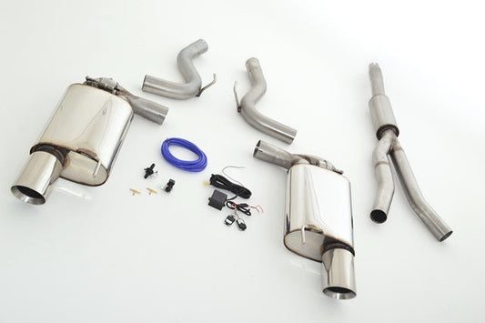 FMS 70mm Duplex-Anlage mit Klappensteuerung Ford Mustang Coupe