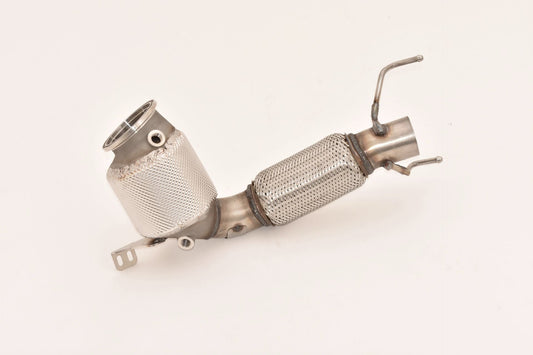 Friedrich Motorsport 70mm Downpipe mit 200 Zellen Sport-Kat. Edelstahl