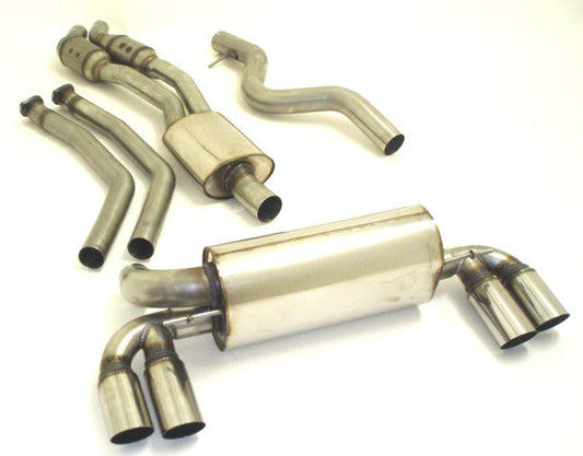 FMS 2x 63.5mm Duplex-Anlage mit 200 Zellen Sport-Kats. BMW 1er M-Coupe E82