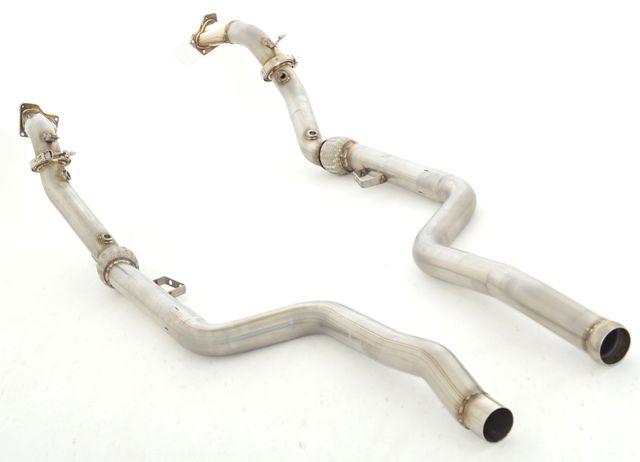 FMS 2x 70mm Downpipe Edelstahl