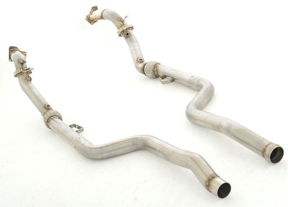 FMS 2x 70mm Downpipe Edelstahl