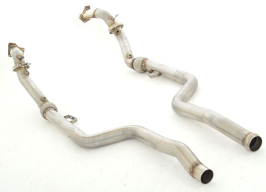 FMS 2x 70mm Downpipe Edelstahl