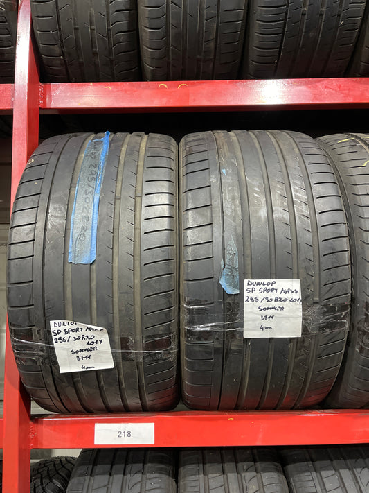 2x Dunlop SP Sport Maxx 295/30ZR20 101Y Sommerreifen
