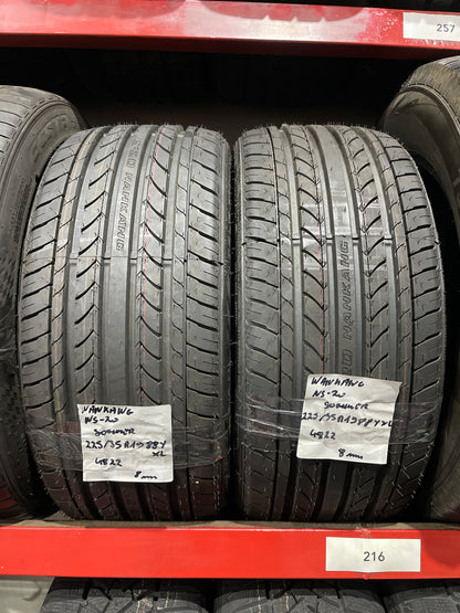 2x Nankang NS20 XL 225/35R19 88Y Sommerreifen Neu Reifen