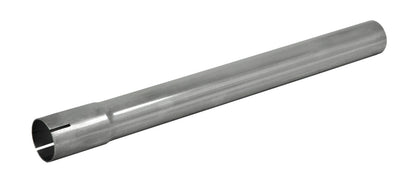 Friedrich Motorsport 1 3/4" 500mm Auspuffrohr mit Muffe aluminierter Stahl
