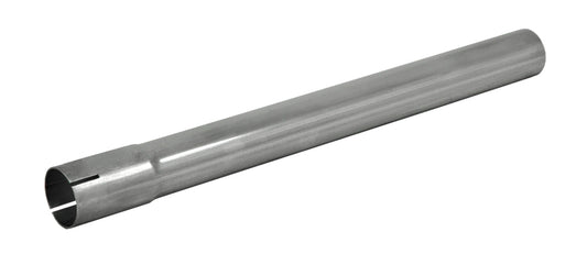 Friedrich Motorsport 1 3/4" 500mm Auspuffrohr mit Muffe aluminierter Stahl