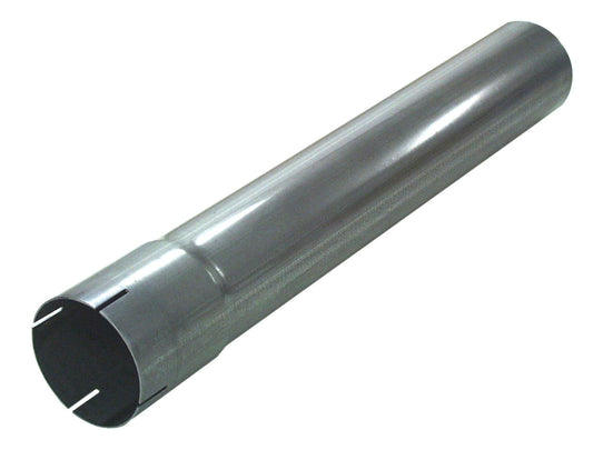 Friedrich Motorsport 3" 500mm Auspuffrohr mit Muffe aluminierter Stahl