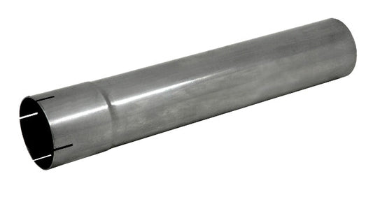 Friedrich Motorsport 3.5" 500mm Auspuffrohr mit Muffe aluminierter Stahl