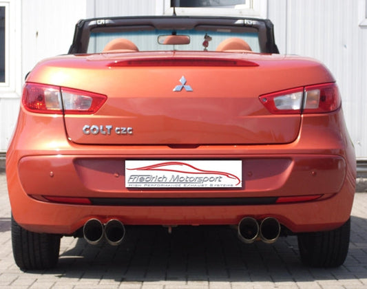 FMS Duplex Sportendschalldämpfer Mitsubishi Colt CZC Cabrio