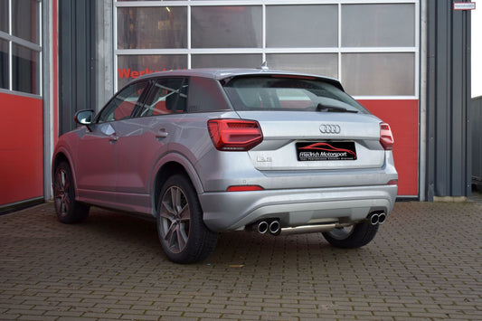FMS Duplex-Sportendschalldämpfer Audi Q2 GA Frontantrieb