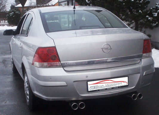 FMS Duplex Sportendschalldämpfer Opel Astra H Stufenheck