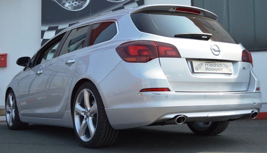 FMS Duplex Sportendschalldämpfer Opel Astra J Sportstourer