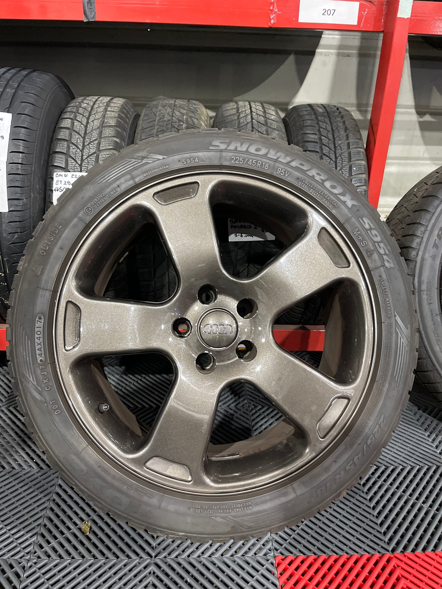 Winterräder Audi A6 S6 RS6 4B 225/45R18 95V 6mm A4 S4 B6 B7