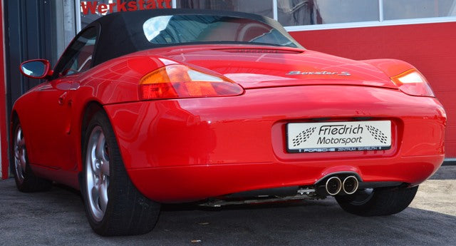 FMS Sportendschalldämpfer mittig Porsche Boxster Typ 986