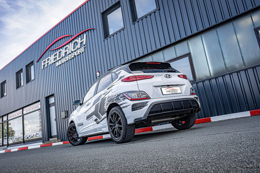 Friedrich Motorsport 76mm Sportendschalldämpfer Hyundai KONA (OS) Allradantrieb