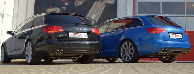 FMS Duplex Sportendschalldämpfer Audi S6 4F Quattro