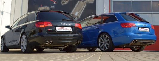 FMS Duplex Sportendschalldämpfer Audi S6 4F Quattro