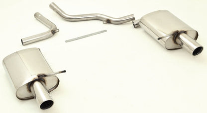 FMS Duplex Sportendschalldämpfer Audi A4 B6 (8E/8H) Frontantrieb