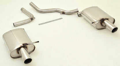 FMS Duplex Sportendschalldämpfer Audi A4 B7 (8EC/8ED/8H) Frontantrieb