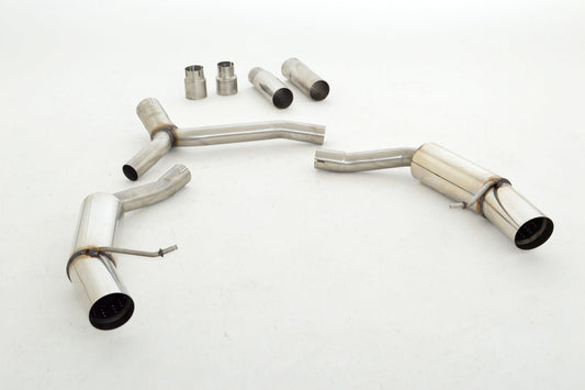 FMS 76mm Duplex-Sportendschalldämpfer Audi A5 B8 Sportback Frontantrieb und Quattro