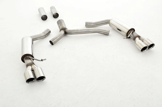FMS 76mm Duplex-Sportendschalldämpfer Audi A5 B8 Sportback Frontantrieb und Quattro