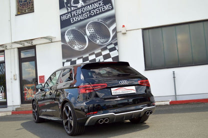 FMS Duplex Sportendschalldämpfer Audi A3 8V 3-Türer Frontantrieb