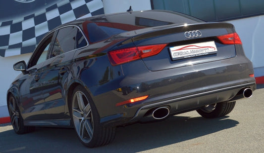 FMS 76mm Duplex-Sportendschalldämpfer Audi A3 8V Limousine Quattro