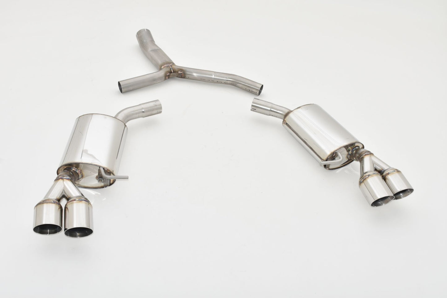 Friedrich Motorsport 76mm Duplex-Sportendschalldämpfer Audi A5 B9 (F5/B8) Coupe und Cabrio Quattro