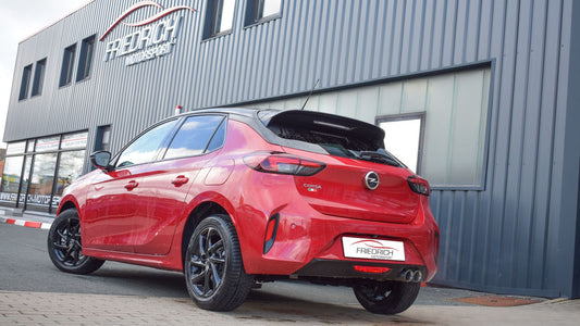 Friedrich Motorsport Sportendschalldämpfer Opel Corsa F inkl. GS-Line