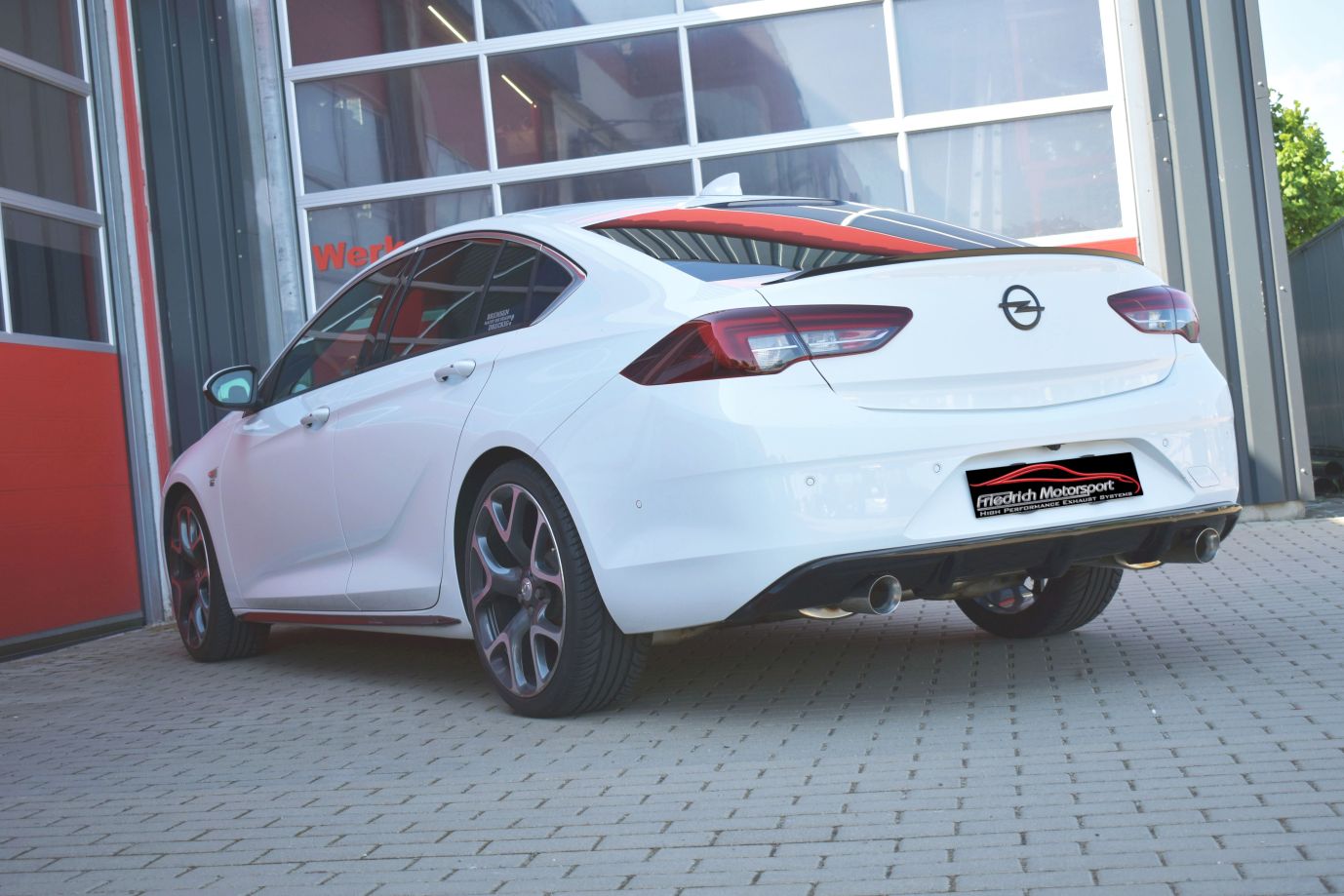 FMS 76mm Duplex-Endschalldämpfer Opel Insignia Grand Sport Frontantrieb