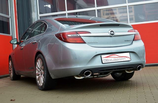 FMS 76mm Duplex-Endschalldämpfer Opel Insignia Stufenheck und Fließheck Allrad