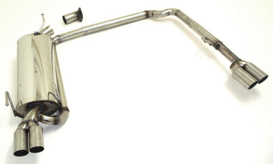 FMS Duplex Sportendschalldämpfer Opel Vectra B