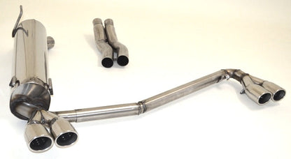 FMS Duplex Sportendschalldämpfer Opel Omega B