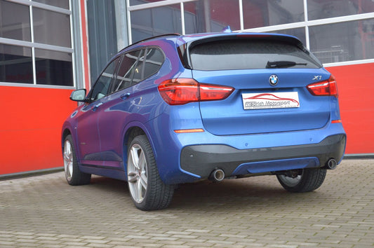 FMS 76mm Duplex-Sportendschalldämpfer BMW X1 F48